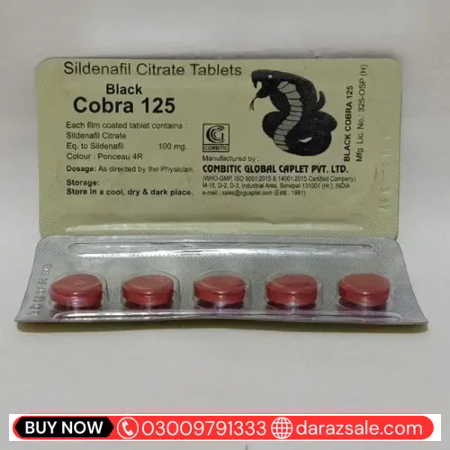 Black Cobra 125 Tablets In Pakistan