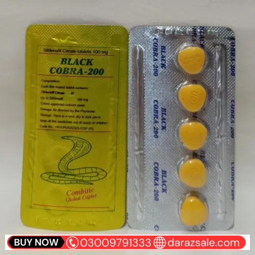 Black Cobra 200mg Tablets In Pakistan