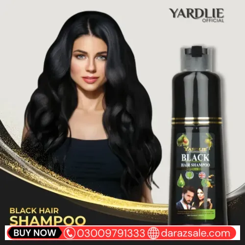  Yardlie Professional Black Hair Shampoo in Pakistan